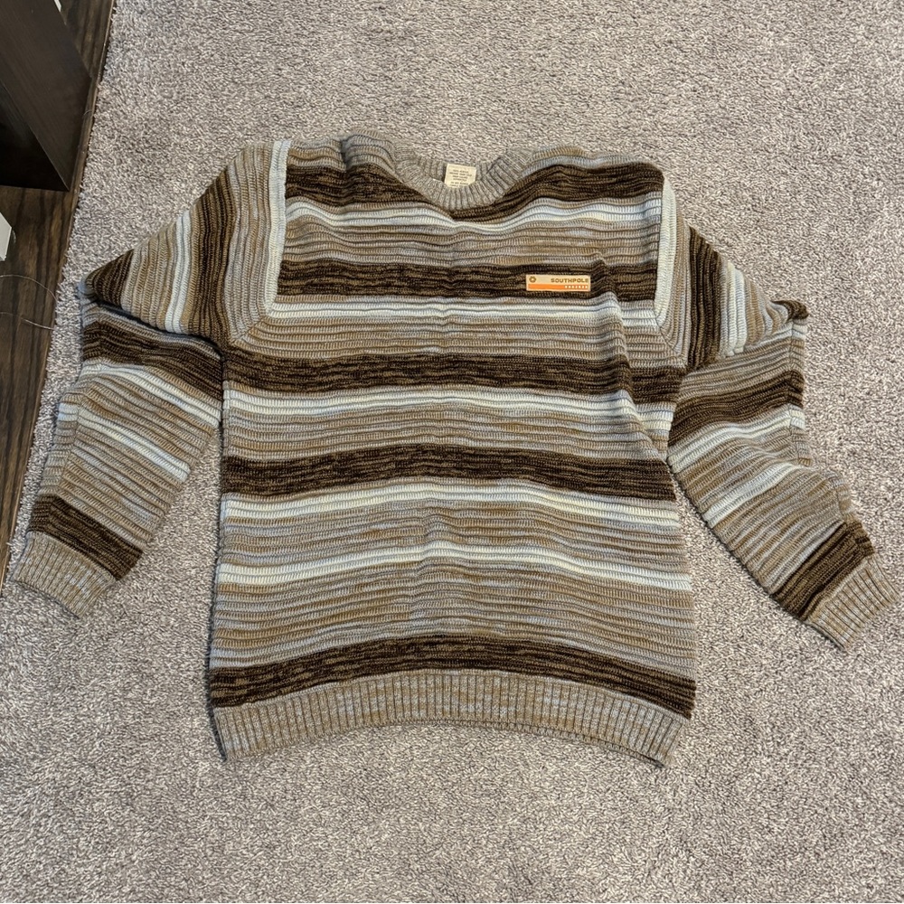 Vintage Southpole Men’s Crewneck Sweater, Large